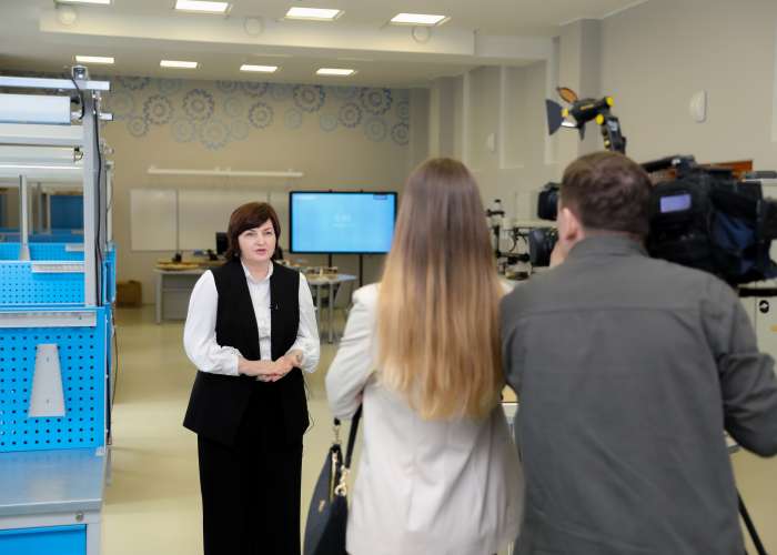 Школу посетила съёмочная группа телеканала «Россия 1»