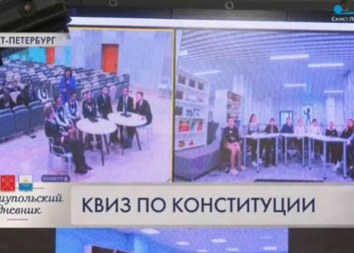 Программа «Мариупольский дневник» продолжает освещать мероприятия Инженерно-технологической школы № 777 Санкт-Петербурга