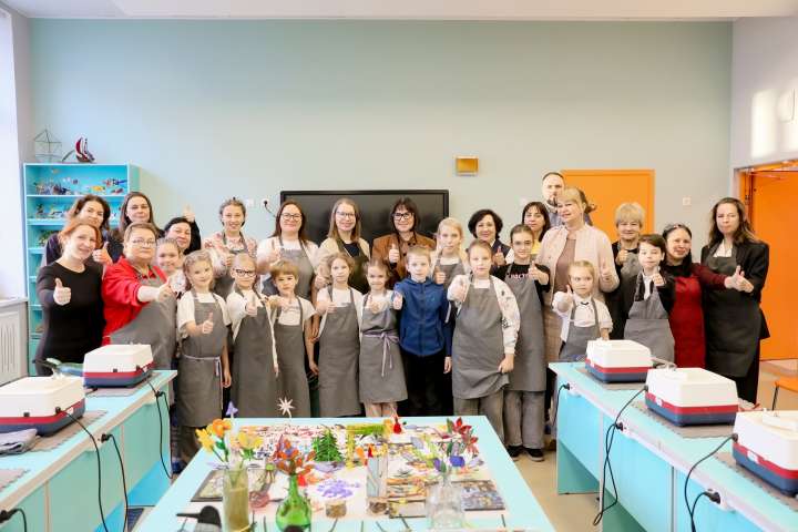 Центр дополнительного образования детей «Лахта-полис» провёл серию мастер-классов для детей и родителей
