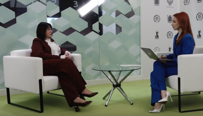 Интервью директора ИТШ № 777 Веры Владимировны Князевой  в рамках Деловой программы Чемпионата «Профессионалы»