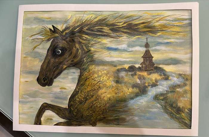 Мария Алексеева стала победителем конкурса рисунков «Есенин. 130»!