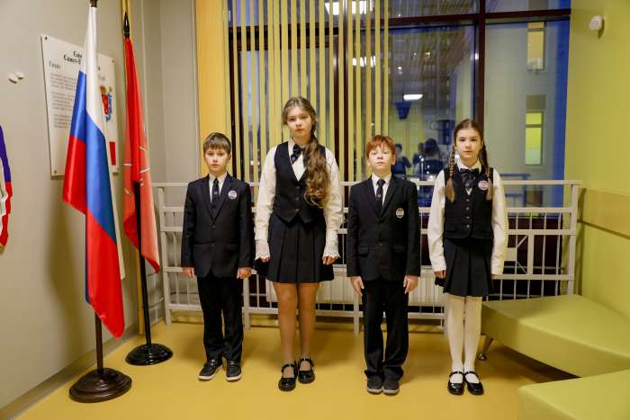 Линейка поднятия флагов