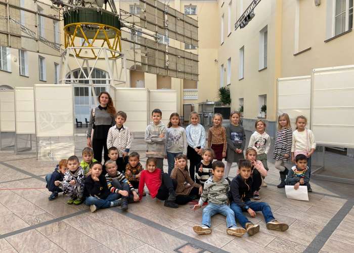 Ученики 1.1 класса посетили Центральный музей связи им. А. С. Попова