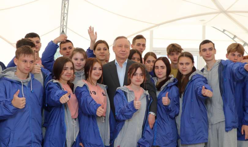 В лагере "Дружных"  состоялось праздничное мероприятие, посвященное Дню России