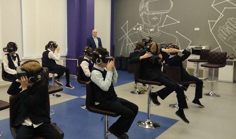 Кабинет виртуальной реальности – уникальный уголок Инженерно-технологической школы № 777